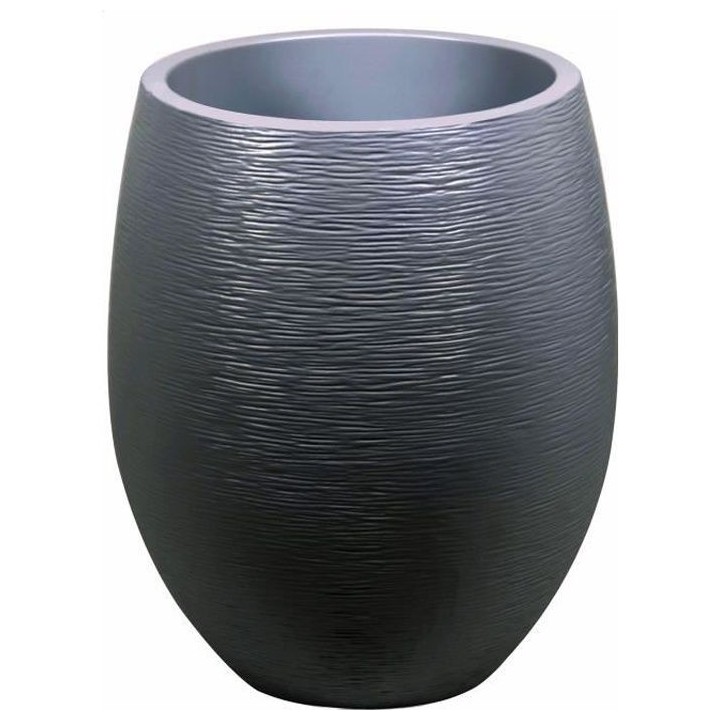 EDA Pot rond Graphit Ø50cm - Contenance 53L - Gris anthracite