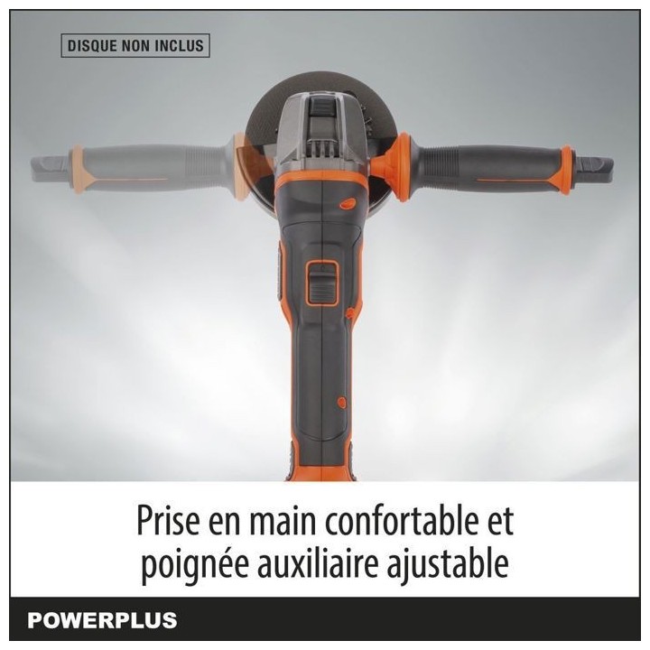 Meuleuse d'angle sans fil 20V Ø115mm + démarrage progressif - DUAL P