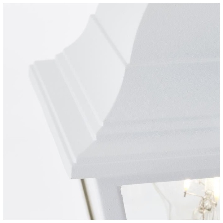 Lampadaire extérieur BRILLIANT NISSIE blanc E27 - 60W
