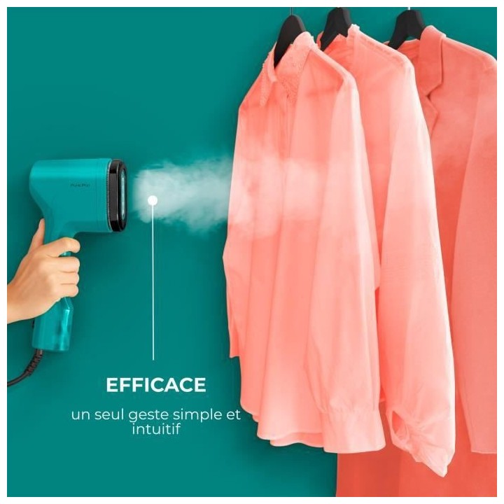 CALOR PURE POP DT2024C0 - Défroisseur vapeur, 1300 W, 70 ml, Débit 2