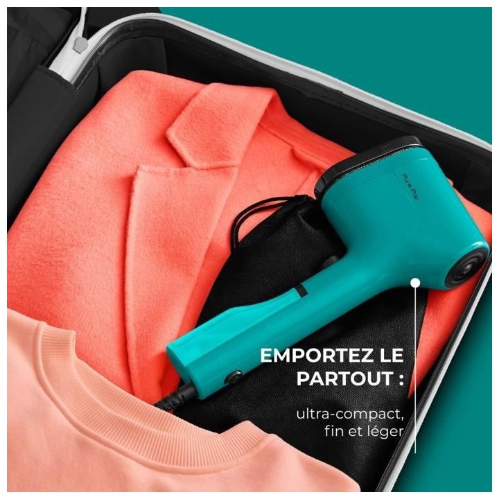 CALOR PURE POP DT2024C0 - Défroisseur vapeur, 1300 W, 70 ml, Débit 2