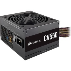 CORSAIR - CV550 - Bloc d'alimentation - 550 Watts - CV Series - Certifié 80 PLUS Bronze - (CP-9020210-EU)