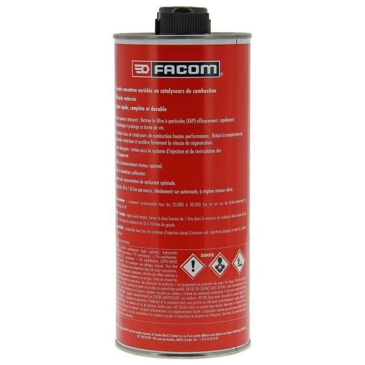 Nettoyant FAP - FACOM - Pro+ - Spécial diesel - 1L