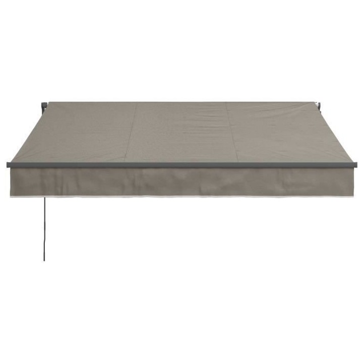 Store banne manuel sans coffre 2,90 x 2m en aluminium, structure grise