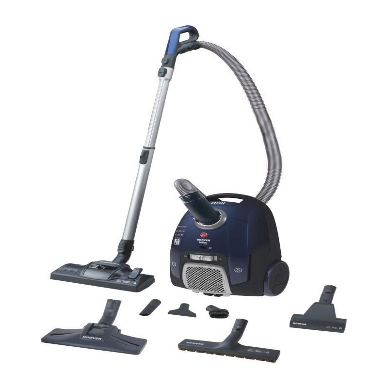 HOOVER TELIOS EXTRA TX50PET - ASPIRATEUR TRAINEAU AVEC SAC - 700W - silencieux 64 db