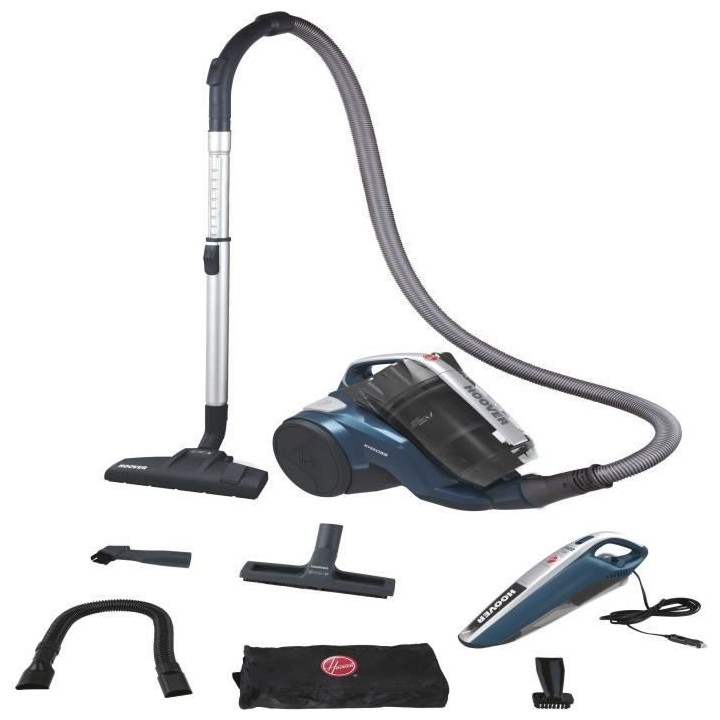 HOOVER KHROSS KS42JCAR - ASPIRATEUR TRAINEAU SANS SAC - 550 W - silenc