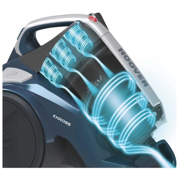 HOOVER KHROSS KS42JCAR - ASPIRATEUR TRAINEAU SANS SAC - 550 W - silenc