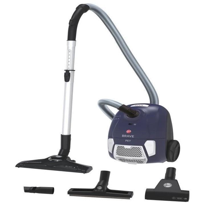 HOOVER BRAVE BV60PET - ASPIRATEUR TRAINEAU AVEC SAC - 700 W - silencie