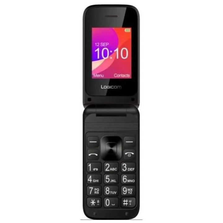 Téléphone portable LOGICOM FLEEP 190 Noir 2G - 32 Mo - Dual SIM