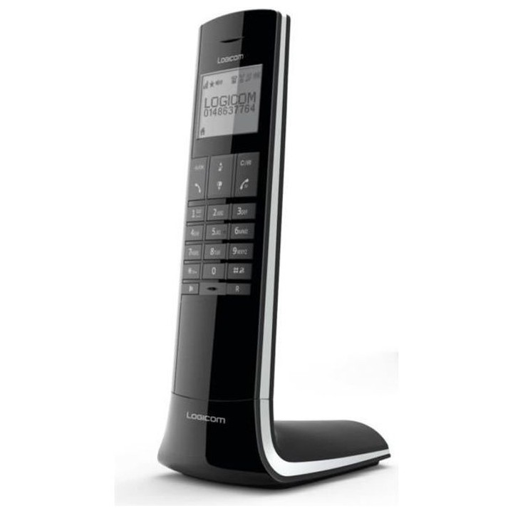 Logicom Luxia 150 Solo Téléphone Sans Fil Sans Répondeur Noir Gris