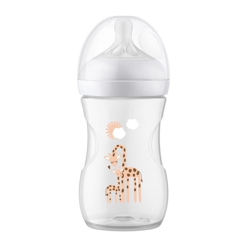 Biberon Natural 3.0 PHILIPS AVENT SCY903/66 - 260 ml - Girafe