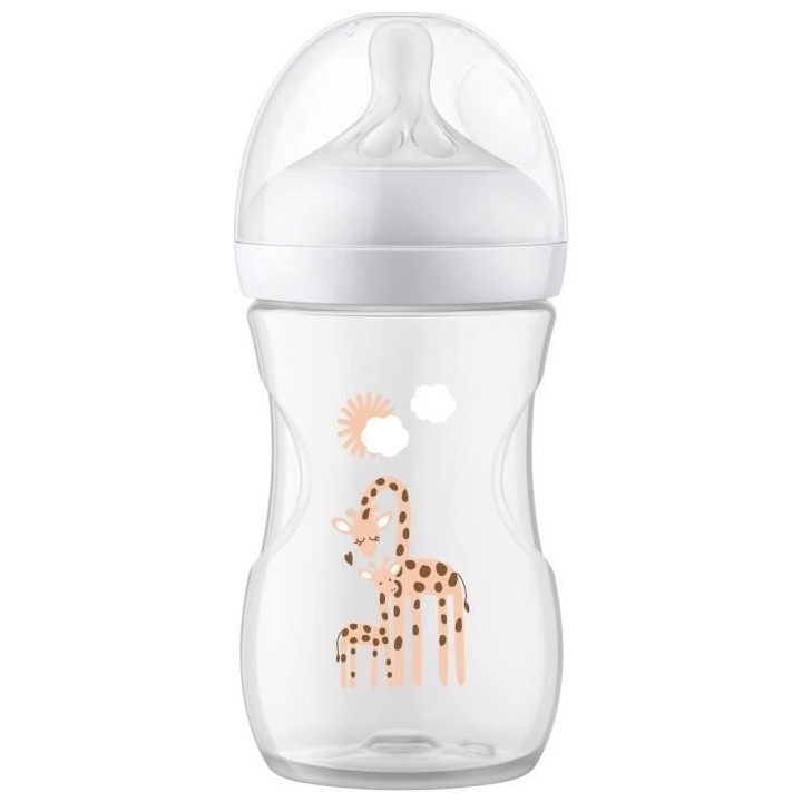 Biberon Natural 3.0 PHILIPS AVENT SCY903/66 - 260 ml - Girafe