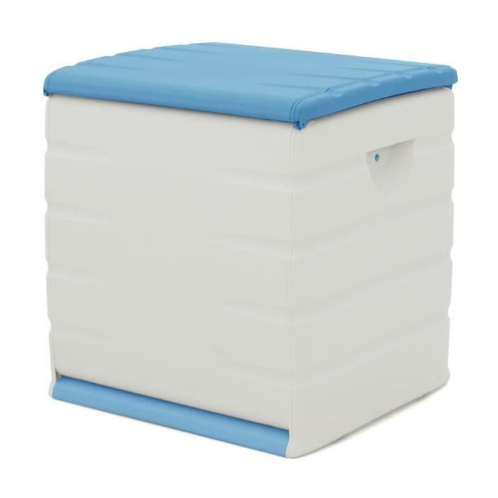 PLASTIKEN Coffre cadenassable avec roulettes - 190 L - Fonctionnel et