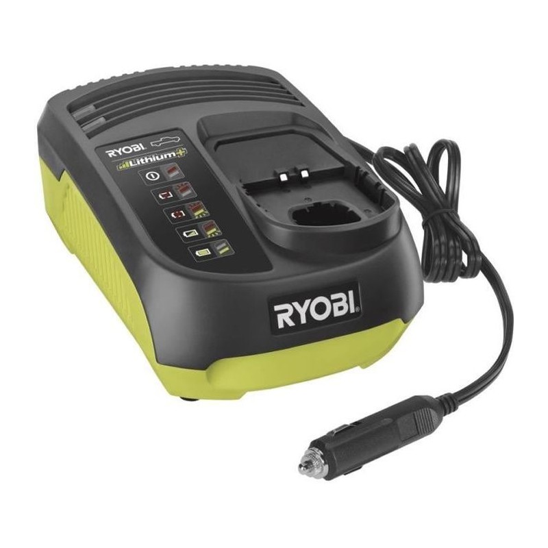 Chargeur de voiture RYOBI 18V OnePlus Lithium-ion 1.8A RC18118C