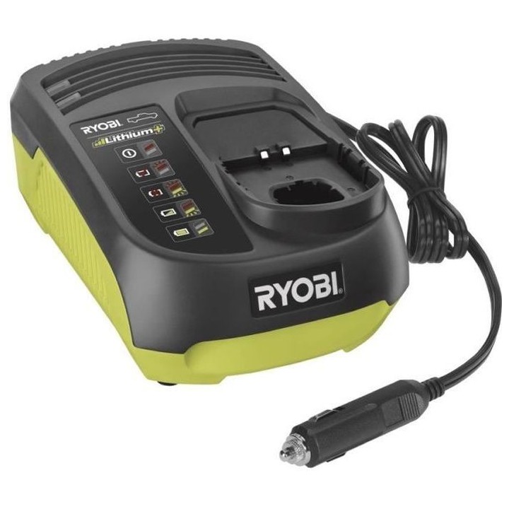 Chargeur de voiture RYOBI 18V OnePlus Lithium-ion 1.8A RC18118C