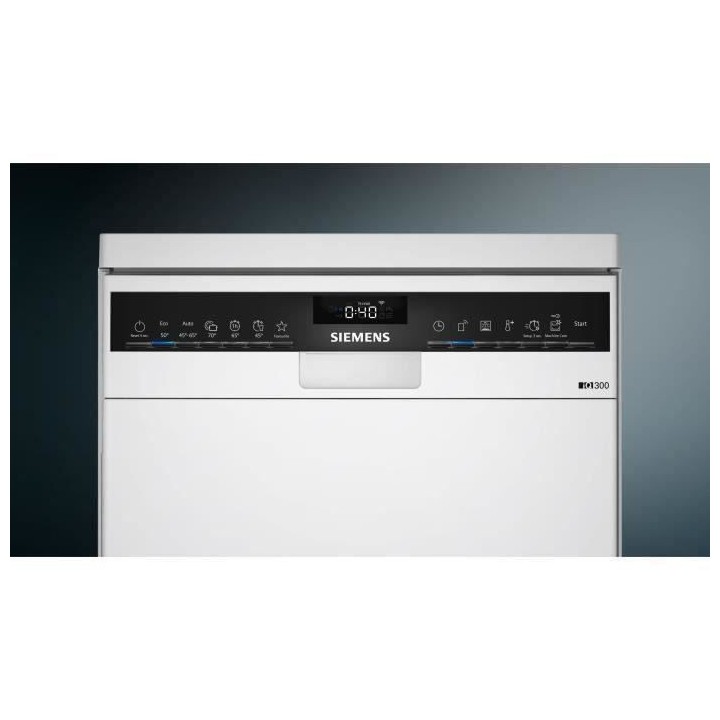 Lave-vaisselle pose libre SIEMENS SR23HW65ME iQ300 - 10 couverts - Ind