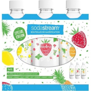 SODASTREAM Bouteille de gazéification Bulles de couleurs PET 1 L - Lo
