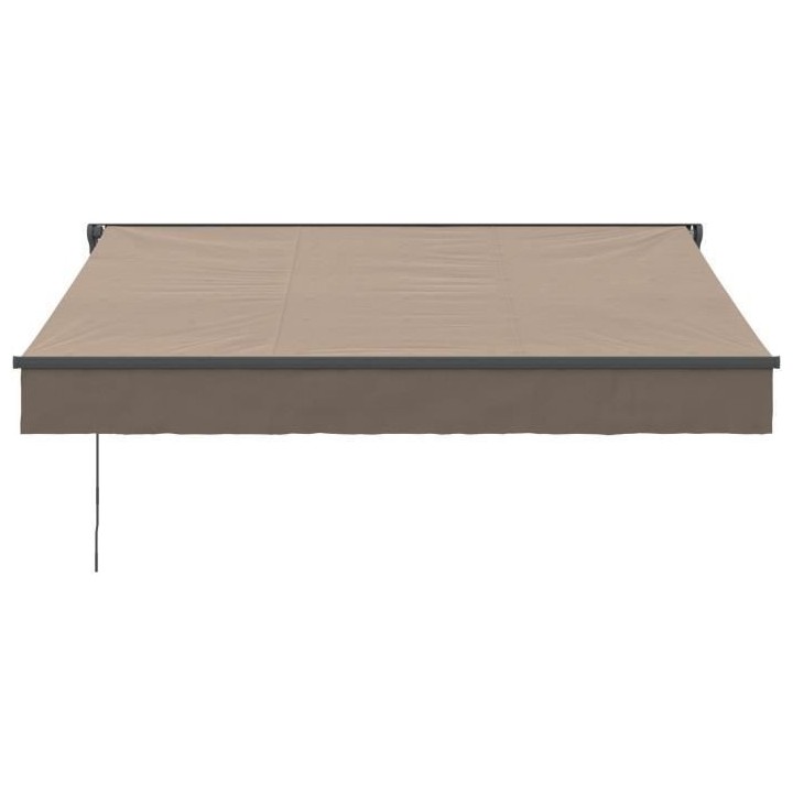 Store banne manuel semi coffre 2,90 x 2m en aluminium, structure grise