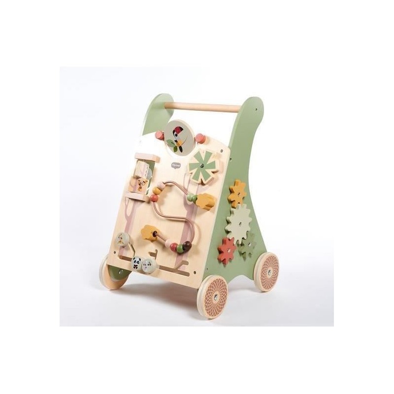 TINY LOVE, Chariot de marche en bois, a partir de 18 mois, Boho Chic