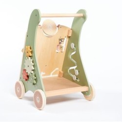 TINY LOVE, Chariot de marche en bois, a partir de 18 mois, Boho Chic