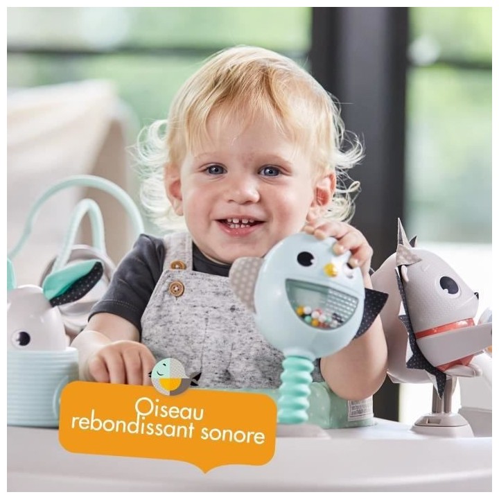 TINY LOVE, Centre d'activités 4 en 1, table d'activités, pousseur, j