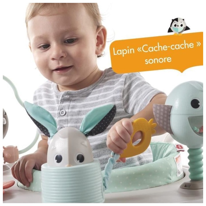 TINY LOVE, Centre d'activités 4 en 1, table d'activités, pousseur, j