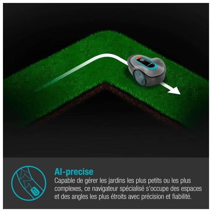 GARDENA Tondeuse robot SILENO minimo 250 – Connexion Bluetooth – S