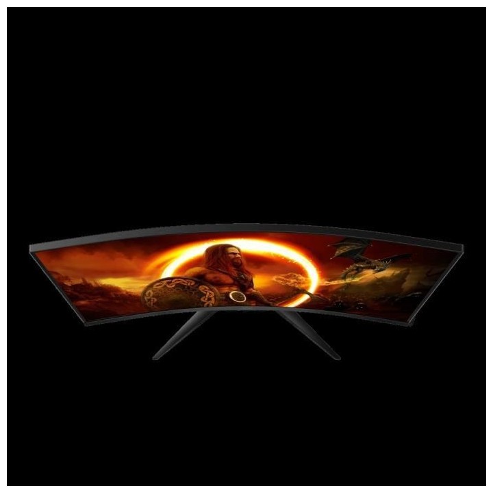 Ecran PC Gamer incurvé - AOC C32G2AE/BK - 31.5 FHD - Dalle VA - 1ms -