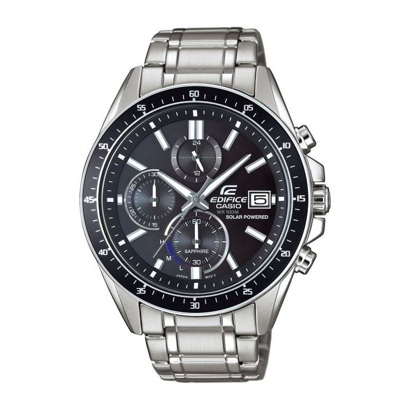 CASIO - Montre en acier inoxydable - EDIFICE - Gris