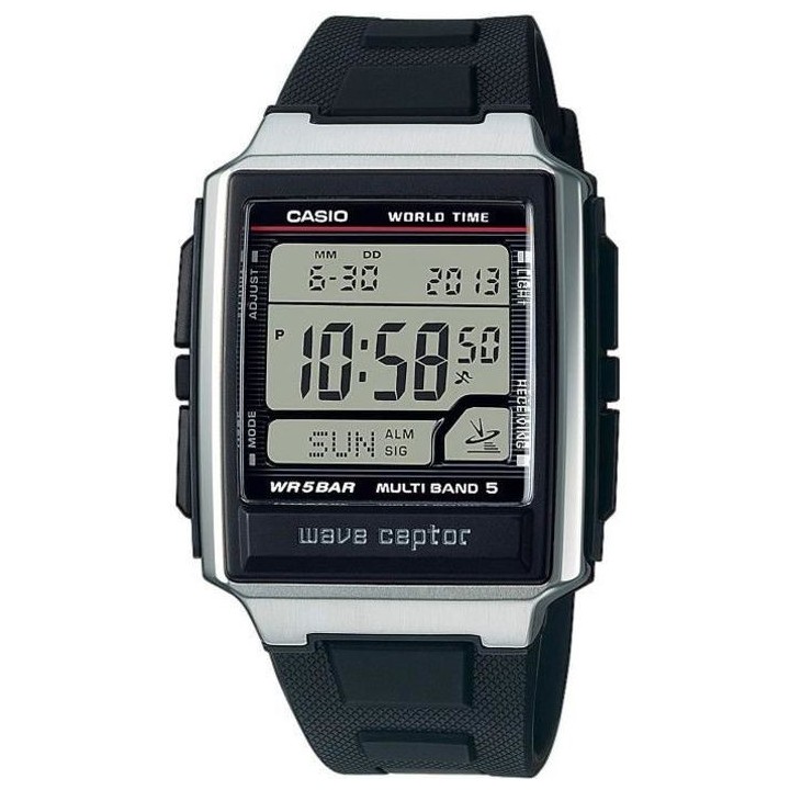 Montre radio - CASIO - Multifonctions - Noir