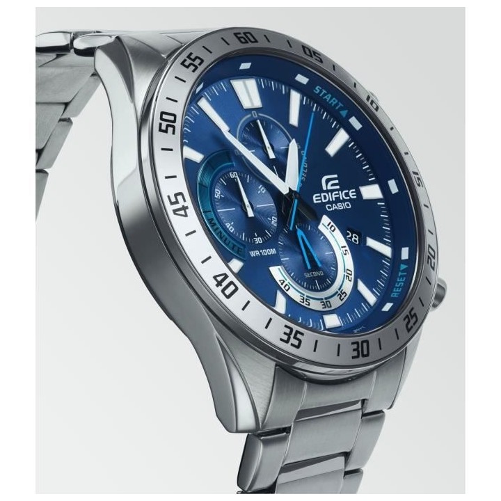 CASIO - Montre en acier inoxydable - EDIFICE - Gris