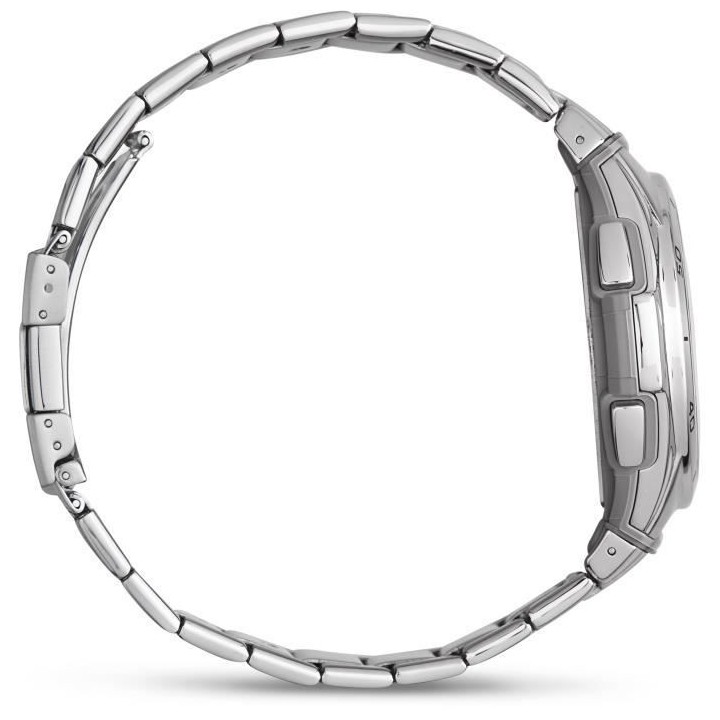 CASIO - Montre en acier inoxydable - WAVECEPTOR - Gris