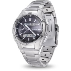 CASIO - Montre en titane - WAVECEPTOR - gris