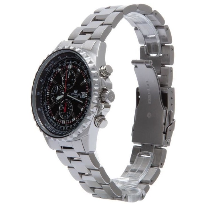 CASIO - Montre en acier inoxydable - EDIFICE - Gris