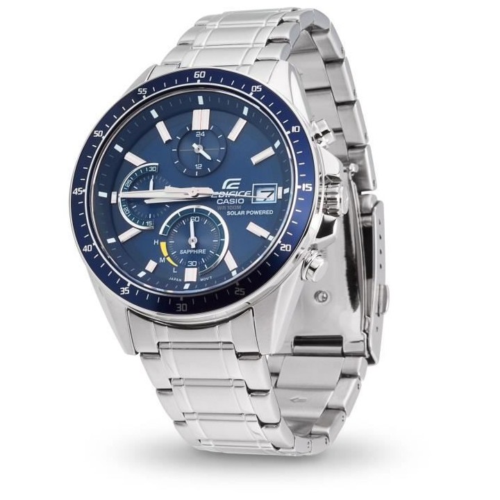 CASIO - Montre en acier inoxydable - EDIFICE - Gris