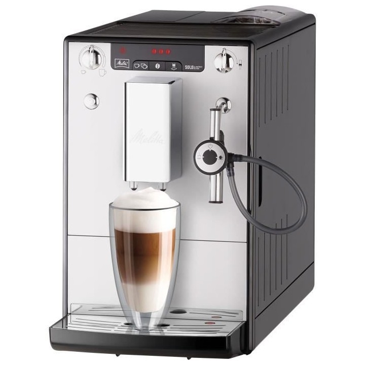 Machine a café MELITTA - Solo & Perfect Milk E957-203 Argent