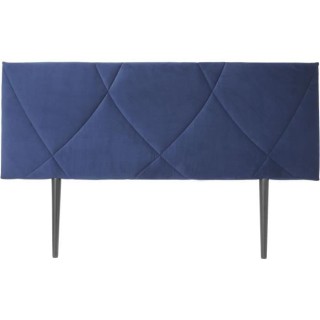 Tete de lit TUDOR - Tissu Trinity Navy - L.162 x H.100 x P.7 cm