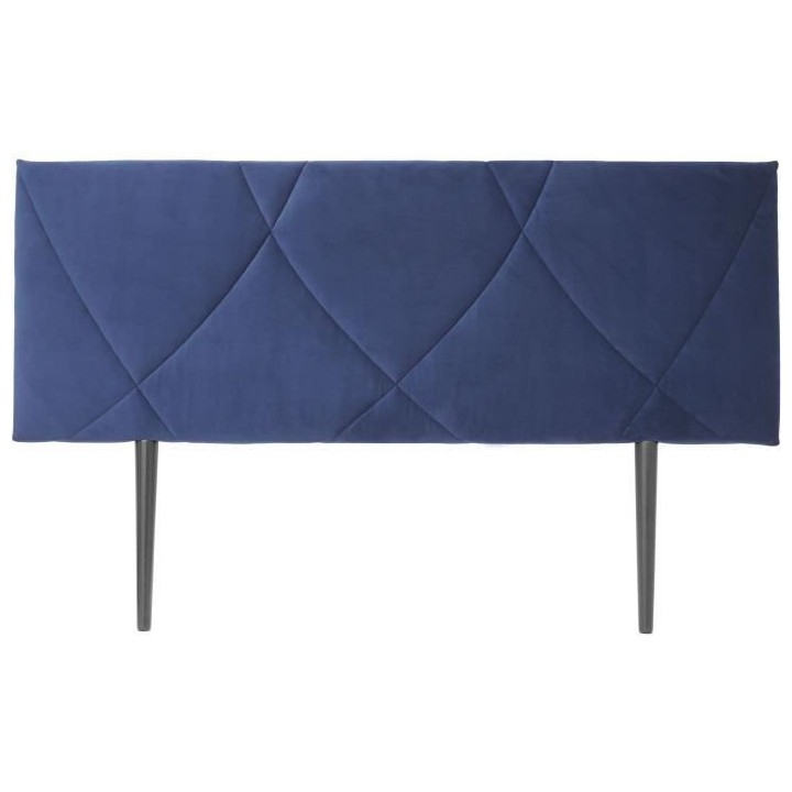 Tete de lit TUDOR - Tissu Trinity Navy - L.162 x H.100 x P.7 cm
