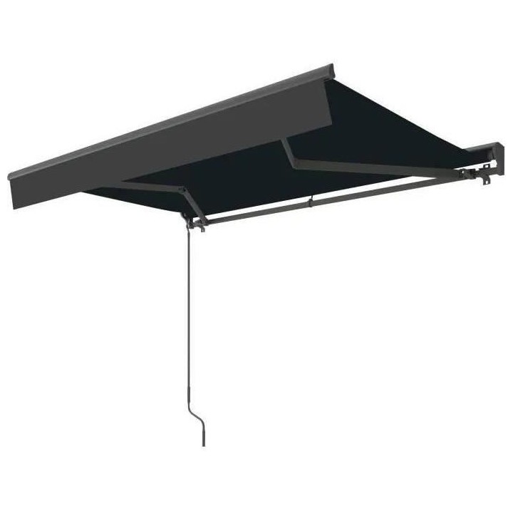 Store banne motorisé semi coffre 2,90 x 2,5m en aluminium, structure