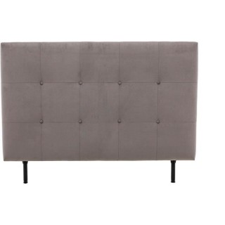 Tete de lit 140 cm ESTIA - Tissu Trinity Taupe - Réglable en hauteur