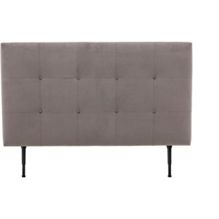 Tete de lit 160 cm ESTIA - Tissu Trinity Taupe - Réglable en hauteur