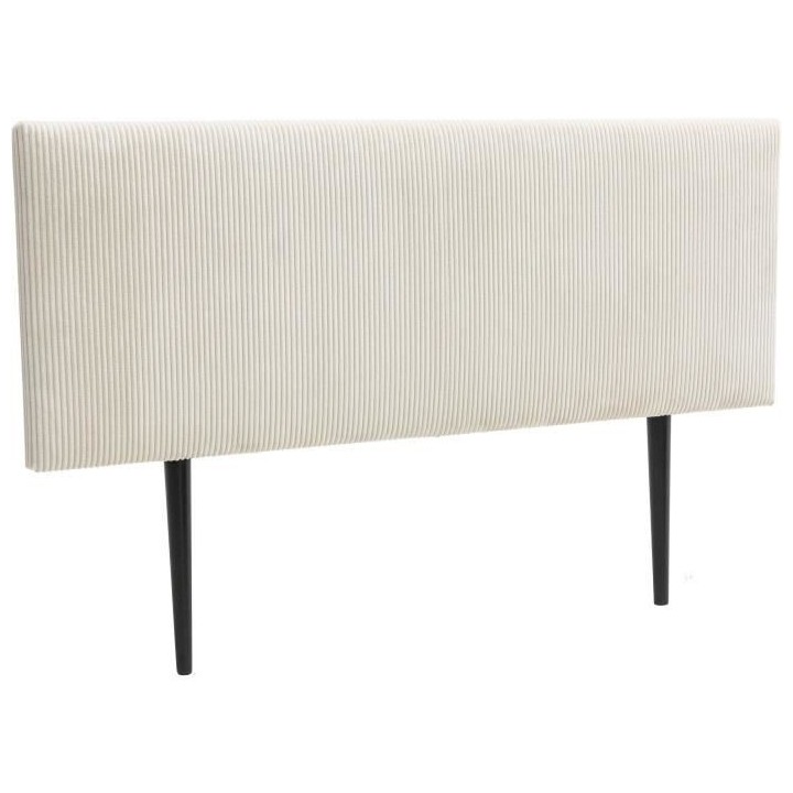 Tete de lit MORPHEE - Tissu Lincoln Beige - L.162 x H.100 x P.7 cm