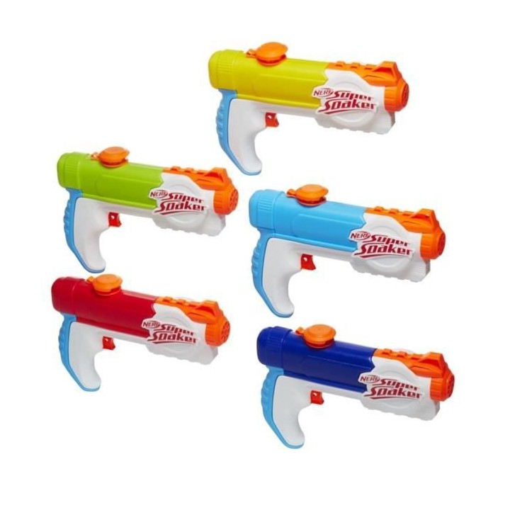 Nerf Super Soaker Multipack Piranha - 5 pistolets a eau - Adultes et e