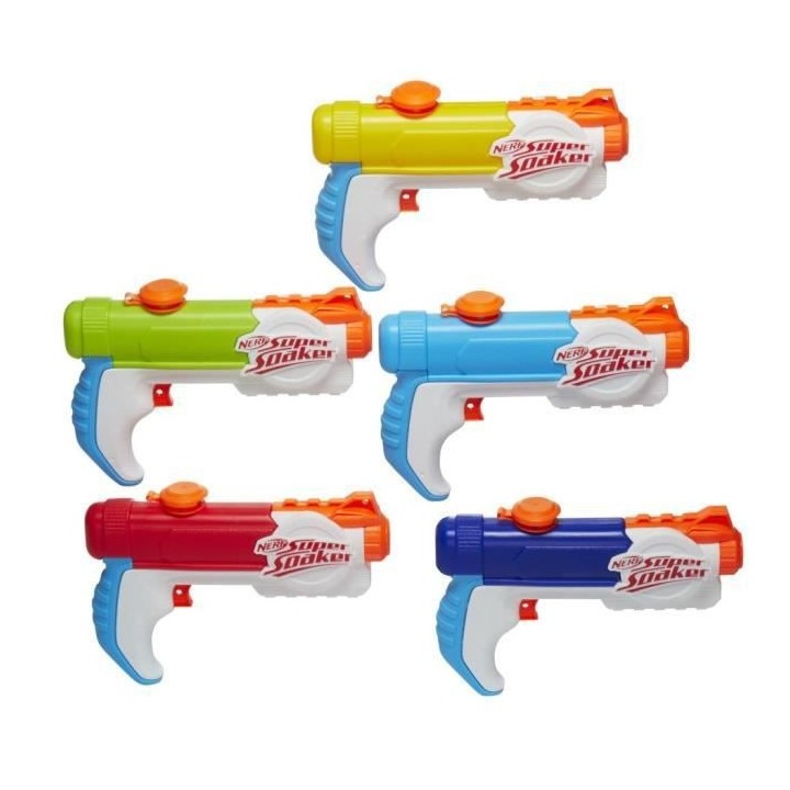 Nerf Super Soaker Multipack Piranha - 5 pistolets a eau - Adultes et e