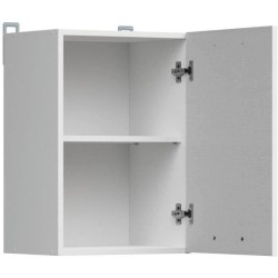 JUNONA Meuble haut 40 cm - 1 Porte - Blanc brillant