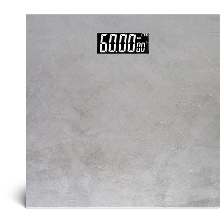 LIVOO - Pese-personne électronique décor béton