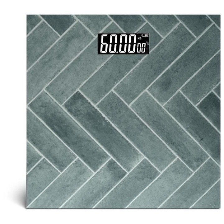 LIVOO - Pese-personne électronique décor carrelé