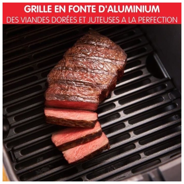 MOULINEX Friteuse sans huile + grill 4.2 L Température réglable 8 pr