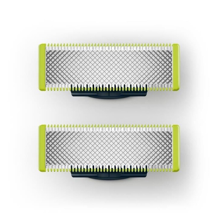 PHILIPS QP220/50 - Lot de 2 lames pour OneBlade - Compatible avec tous