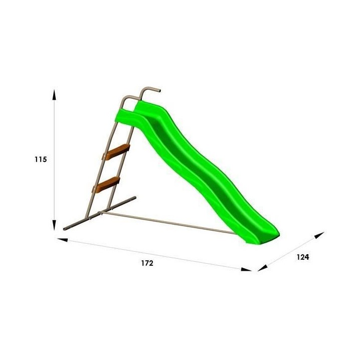 Toboggan 1,73m de glisse ZAZOU TRIGANO